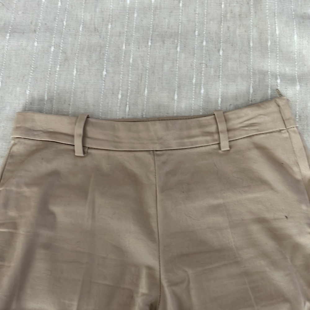 H&M Cropped Capri Skinny Khaki Dress Pants - Picture 5 of 9